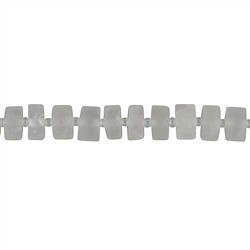 140350403610 Strang "Wheel Shape", Bergkristall, matt, 03-05 x 06-08mm (38cm) | Marco Schreier