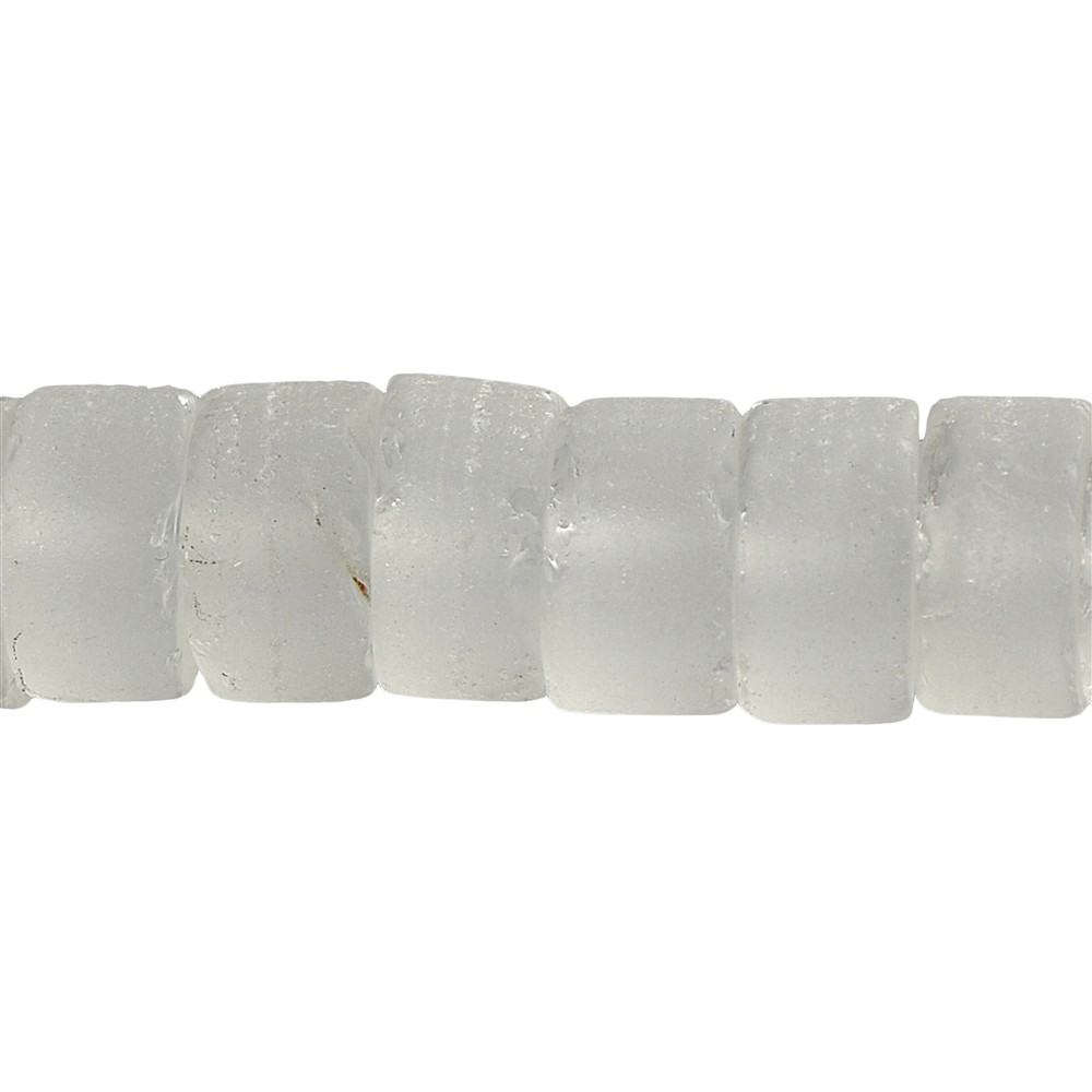 Filamento cilindrico, Cristallo di rocca, opaco, 08 x 12 mm | Marco Schreier