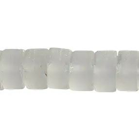 Rang de colliers, Cristal de roche, mat, 08 x 12mm | Marco Schreier
