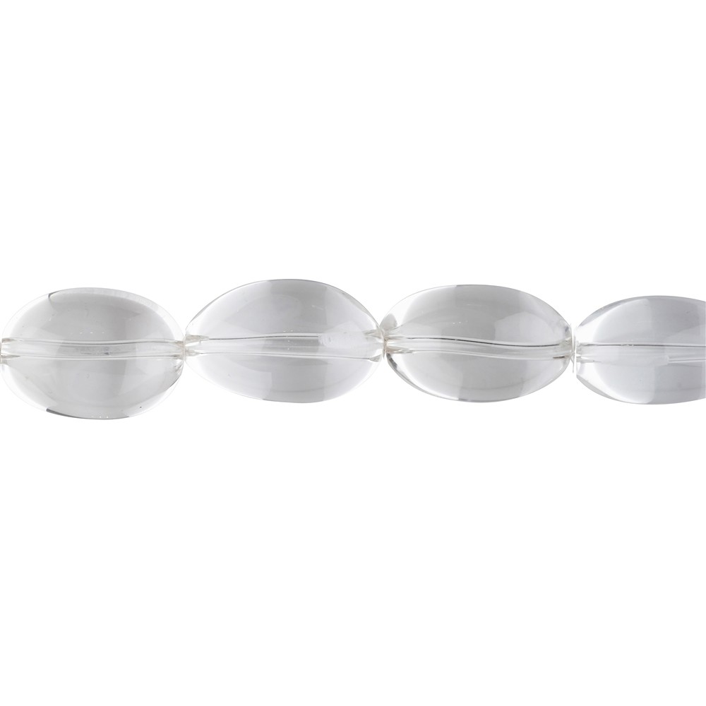 Rangs de colliers Olives, Cristal de roche, 26 x 16mm | Marco Schreier