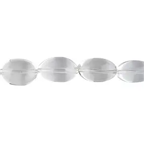 Filo di olive, Cristallo di rocca, 26 x 16 mm | Marco Schreier