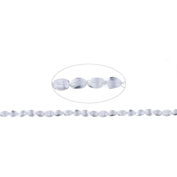 Rang de colliers Nuggets, Cristal de roche, 10 - 16mm (36cm) | Marco Schreier