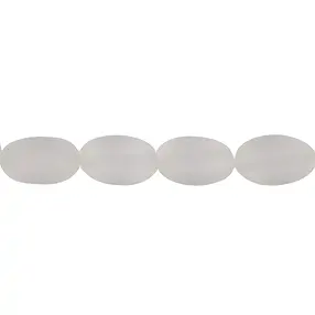 Rang de colliers Nuggets, Cristal de roche, mat, 16-18 x 12-13mm | Marco Schreier