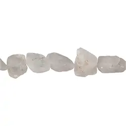 140350608400 Rang de colliers Nuggets, Cristal de roche, brut, 15 - 25mm | Marco Schreier