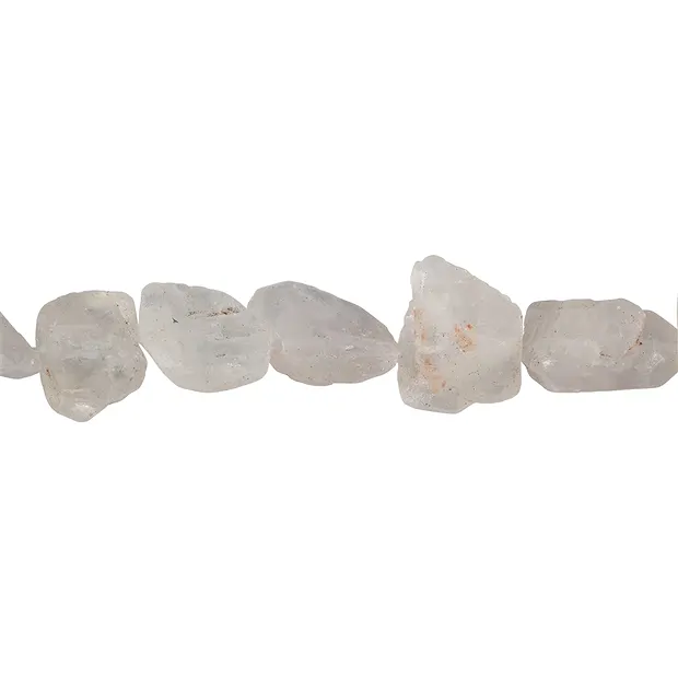 Rang de colliers Nuggets, Cristal de roche, brut, 15 - 25mm | Marco Schreier