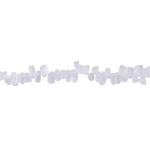 Strand of nuggets, Rock Crystal, 04-08 x 08-15mm, matt | Marco Schreier