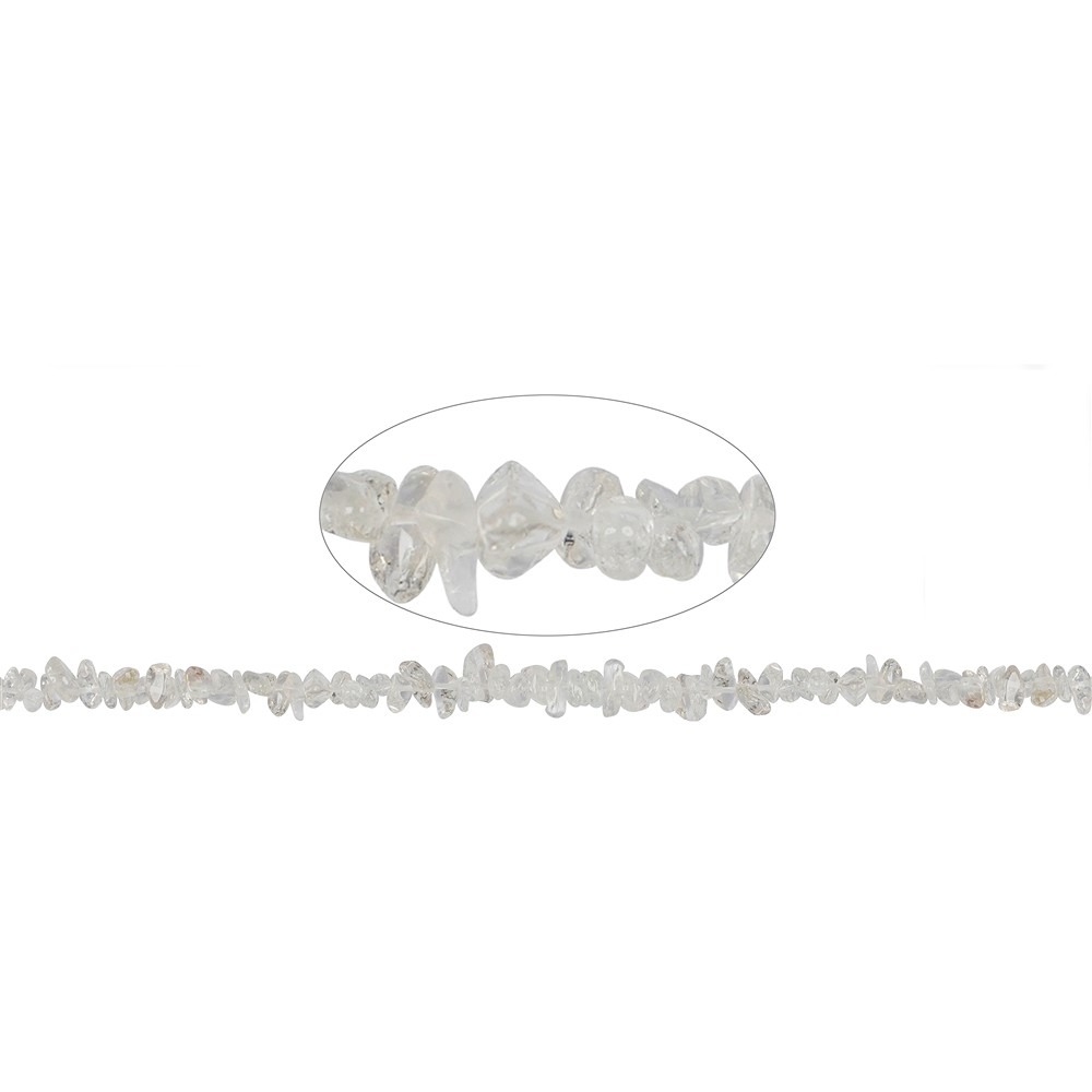 Rangs de colliers, Cristal de roche, 02-04 x 05-10mm (80cm) | Marco Schreier