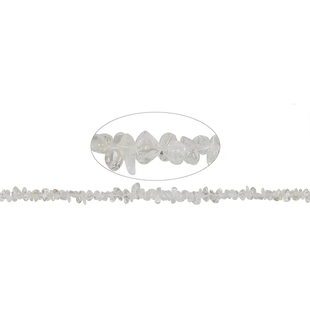 Filamento astilla, Cristal de roca, 02-04 x 05-10mm (80cm) | Marco Schreier