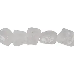 Rang de colliers Nuggets bruts, Cristal de roche, 18-20 x 13-15mm | Marco Schreier