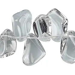 140350622522 Rangs de colliers, Cristal de roche AA, 12 x 20-22mm | Marco Schreier