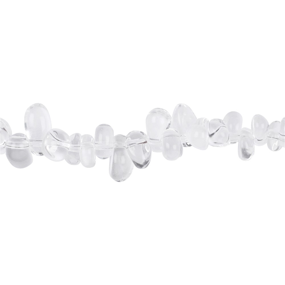 Filo di pepite, Cristallo di rocca A, 04-05 x 09-11mm (39cm) | Marco Schreier