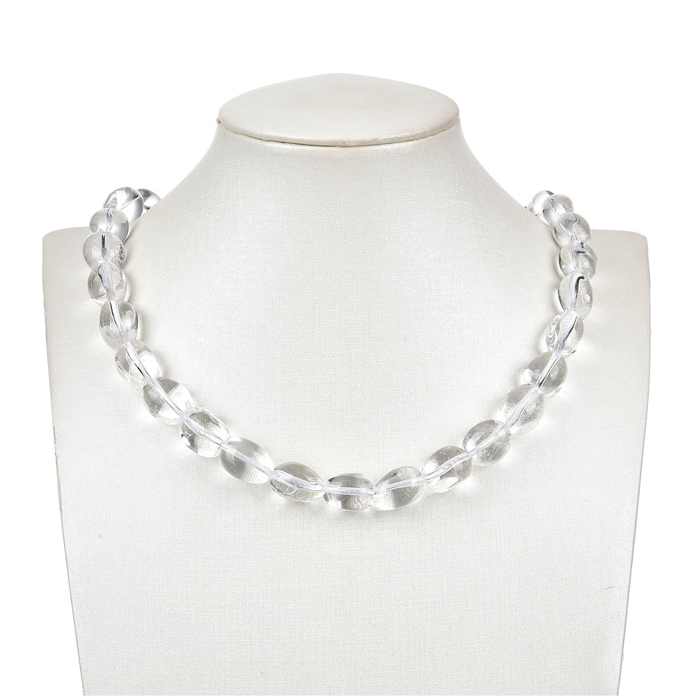 Tiras de pepitas, Cristal de roca, 13-19 x 13-16mm (39cm) | Marco Schreier