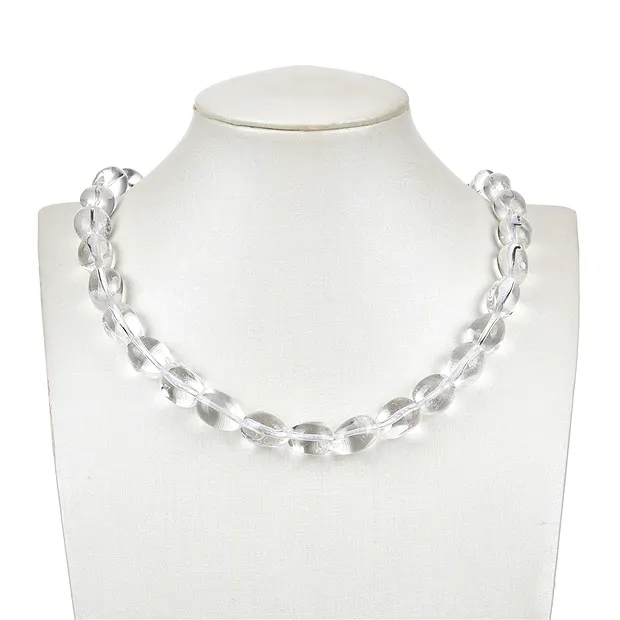 Rang de colliers Nuggets, Cristal de roche, 13-19 x 13-16mm (39cm) | Marco Schreier