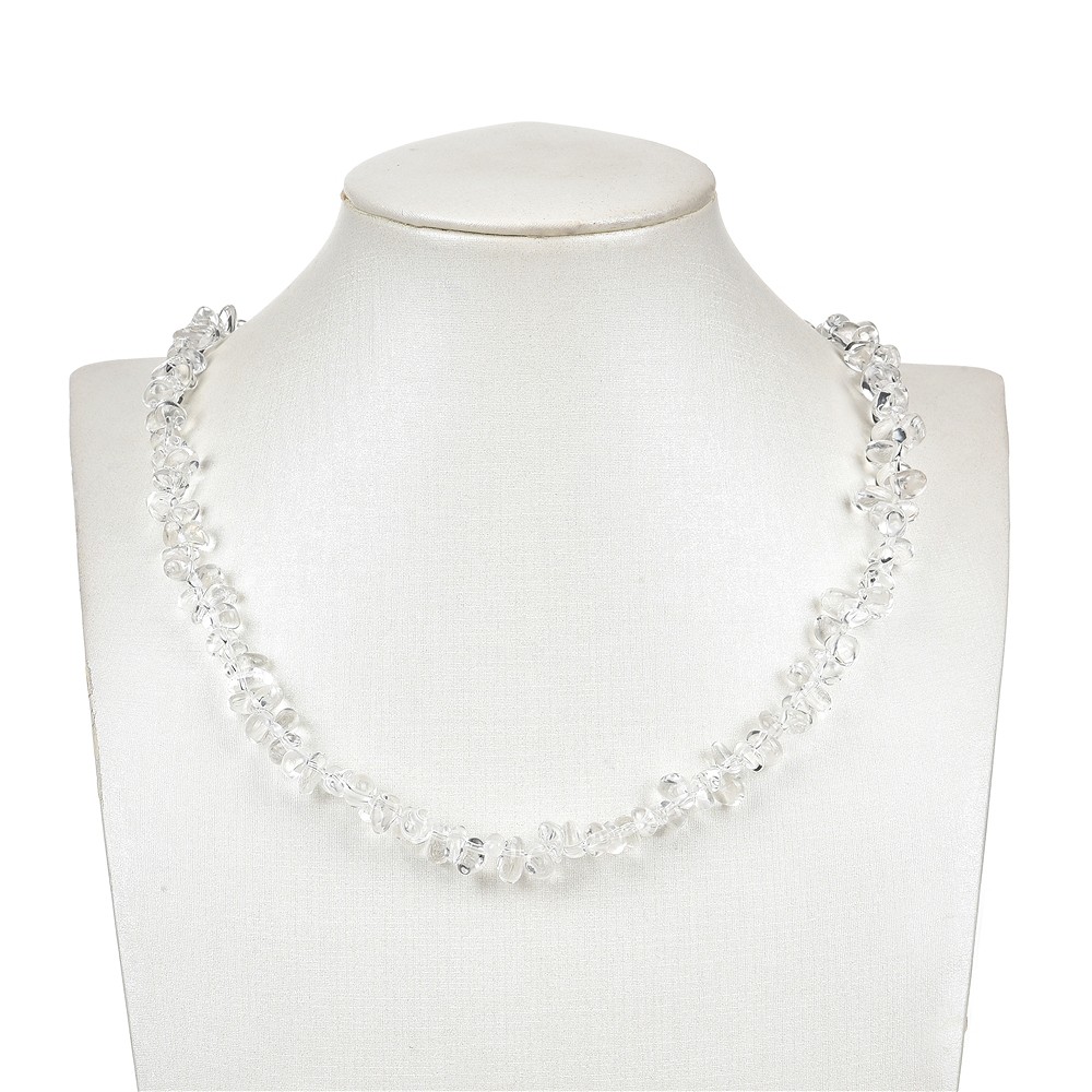 Strand of nuggets, Rock Crystal, 04-05 x 07-09mm (39cm) | Marco Schreier