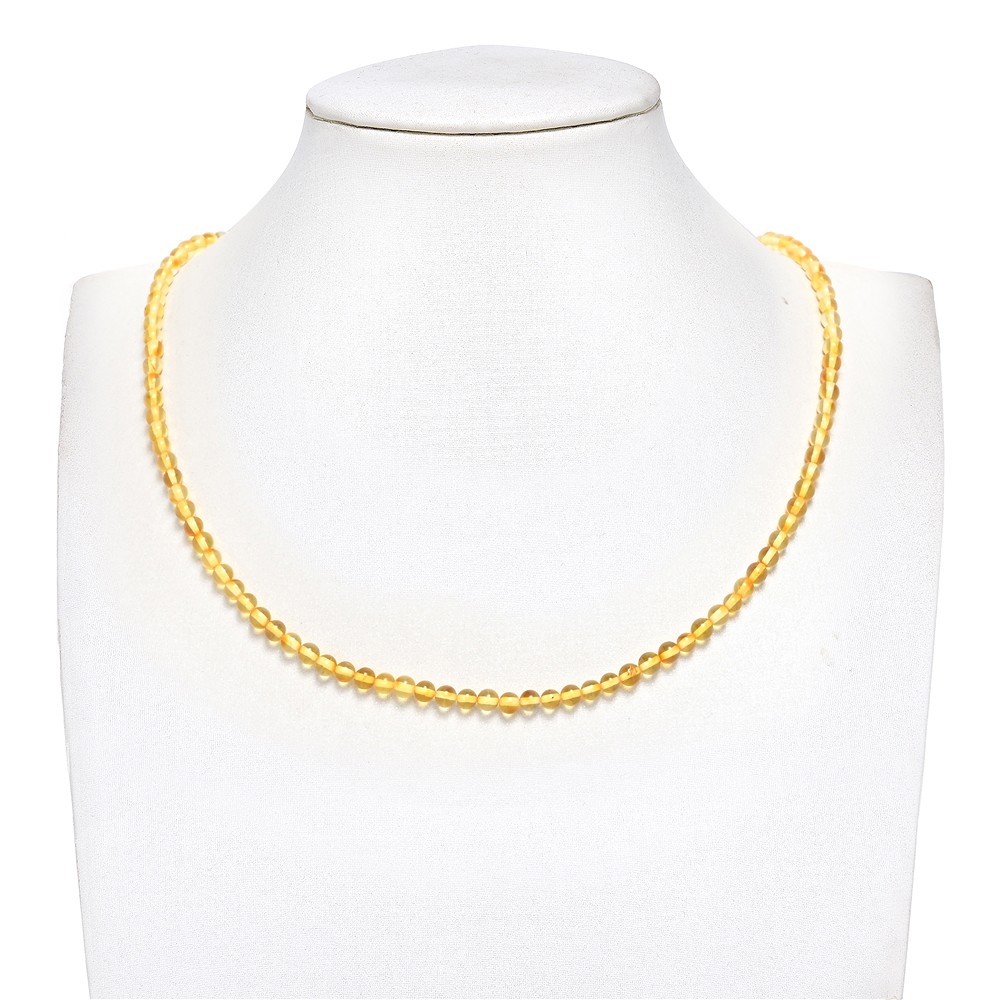 Strang Kugel, Bernstein, 04mm | Großhändler Edelsteine, Heilsteine & Schmuck