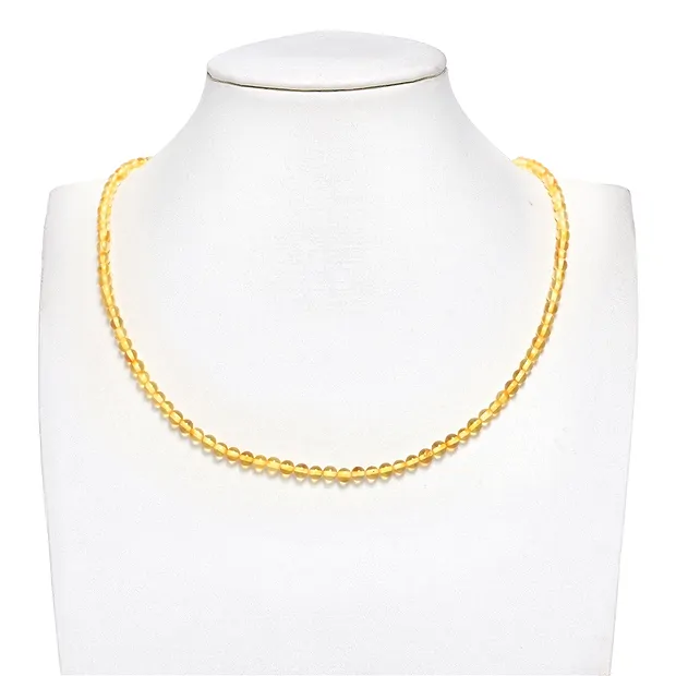 Strang Kugel, Bernstein, 04mm | Großhändler Edelsteine, Heilsteine & Schmuck