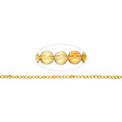140360100320 Strang Kugel, Bernstein, 04mm | Großhändler Edelsteine, Heilsteine & Schmuck