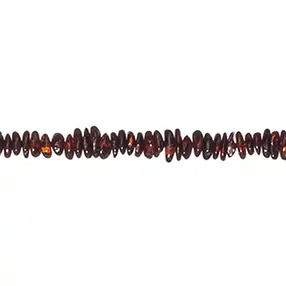 Cordón redondo, Ámbar, coñac oscuro, aprox. 05 x 04mm | Marco Schreier