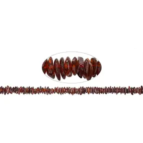 Cordón redondo, Ámbar, coñac oscuro, 06 x 04mm | Marco Schreier