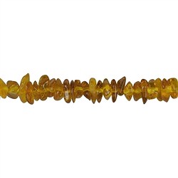 140361401020 Strand of slivers, Amber (light), 02-04 x 06-09mm | Marco Schreier