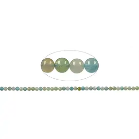 String Beads, Beryl (Aquamarine/Morganite), 04mm | Marco Schreier