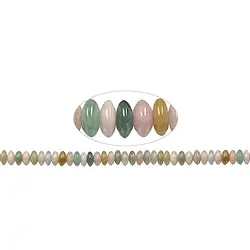 140370306720 Cordón botón, berilo (Aguamarina, Morganita), 06-07 x 12mm | Marco Schreier