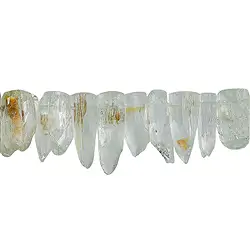 140370690002 Strand of rough crystals, beryl, 19 - 32mm (38cm), unique piece no. 02 | Marco Schreier