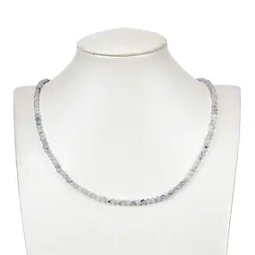String Beads, Dumortierite in quartz (blue quartz), 04mm (39cm) | Marco Schreier