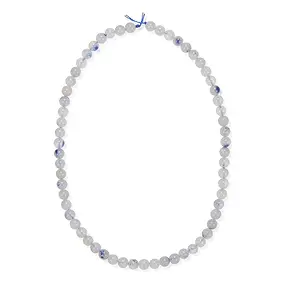 Strang Kugeln, Dumortierit in Quarz, 06,5mm (39cm) | Marco Schreier