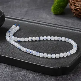 Strang Kugeln, Dumortierit in Quarz, 06,5mm (39cm) | Marco Schreier