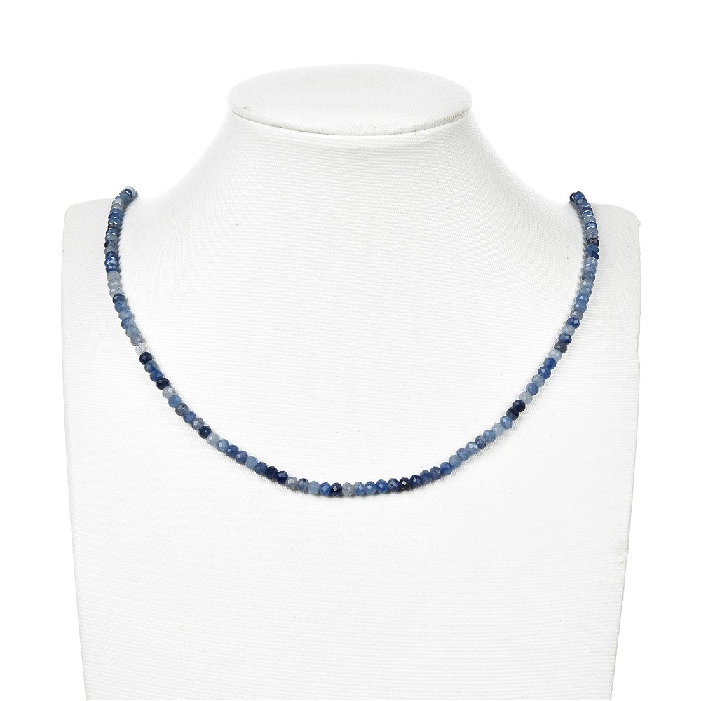 Boutons de rang, quartz bleu, facetté, 03 x 04mm | Marco Schreier