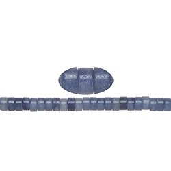 140390402021 Heishi", cuarzo azul, 06 x 03 mm (39 cm) | Marco Schreier