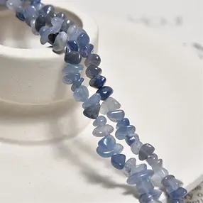 Strang Splitter, Blauquarz, 03 - 05mm (80cm) | Edelsteine, Heilsteine & Schmuck