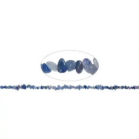 Strang Splitter, Blauquarz, 03 - 05mm (80cm) | Edelsteine, Heilsteine & Schmuck