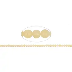 140420100320 String Beads, Calcite (orange), 04mm | wholesaler gems, healing stones & jewelry