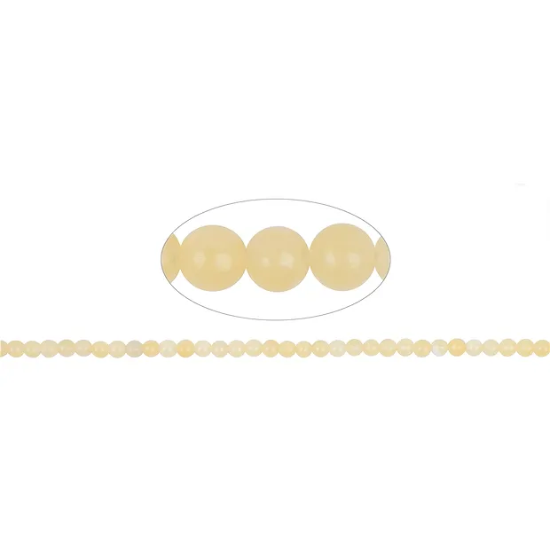 Strang Kugeln, Calcit (orange), 04mm | Schreier Edelsteine, Heilsteine & Schmuck