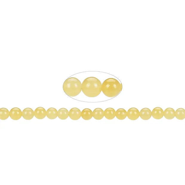 Strang Kugeln, Calcit (orange), 06mm | Schreier Edelsteine, Heilsteine & Schmuck