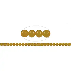 String Beads, Calcite (orange) AA, 08mm | wholesaler gems & healing stones