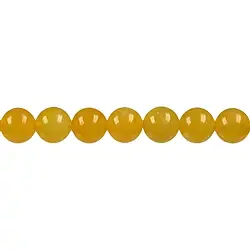 140420100922 Rang de colliers boules, calcite (orange) AA, 10mm | Marco Schreier