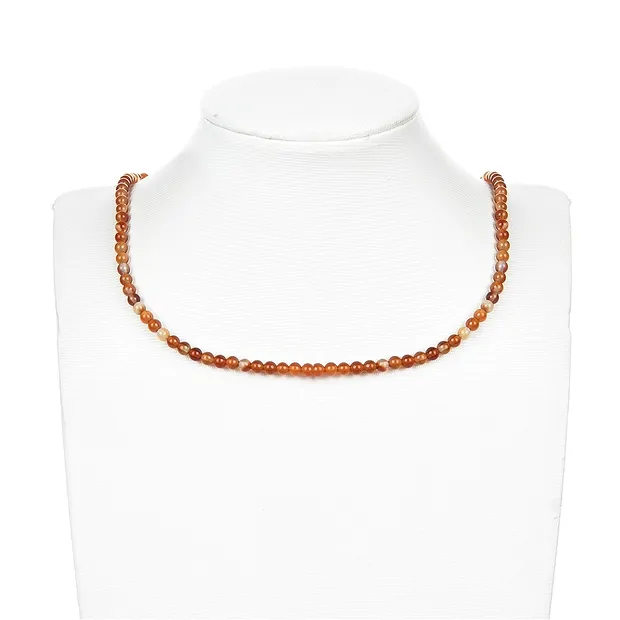 String Beads, Carnelian (heated), 04mm | Schreier gems, healing stones & jewelry