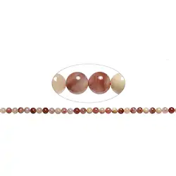140430100527 Strang Kugeln, Carneol bunt (natur), 06mm | GH Edelsteine, Heilsteine & Schmuck