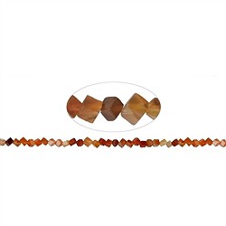 140430201520 Strang Würfel, Carneol (gebr.), 03mm | Schreier Edelsteine, Heilsteine & Schmuck