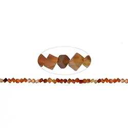 140430201520 Strang Würfel, Carneol (gebr.), 03mm | Schreier Edelsteine, Heilsteine & Schmuck