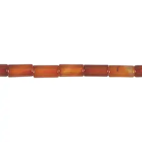 Rang de collier, Cornaline (chauffée), 16 x 08mm | Marco Schreier