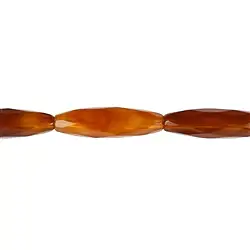 140430504920 Huso, cornalina (calentado), facetado, 30 x 09mm | Marco Schreier