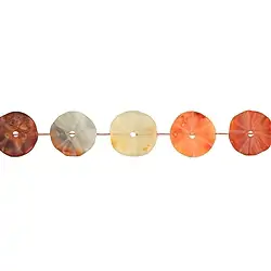 140431431720 Strand flower, carnelian (heated), 35mm | wholesaler gems & healing stones