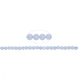 140450100320 String Beads, Blue Lace Agate (blue), 04mm | wholesaler gems & healing stones