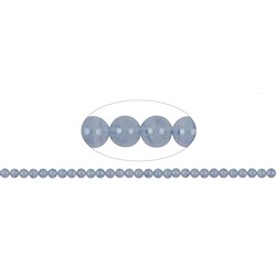 140450100521 Filo di perline, Calcedonio (blu) A, 06 mm | grossista gemme e pietre curative