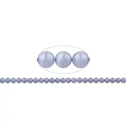 140450100720 String Beads, Blue Lace Agate (blue), 08mm | wholesaler gems & healing stones