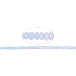 140450313621 Rang de colliers, Calc&#xE9;doine (bleu), 04 x 06mm | Marco Schreier
